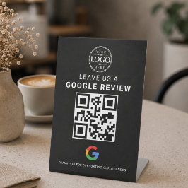 Google Review QR-Display Sockelschild