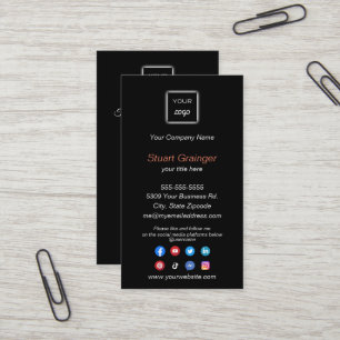 Google Review - Visitenkarte mit Social Media