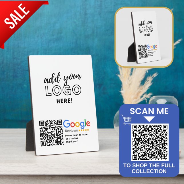 GOOGLE ÜBERPRÜFT QR-Code mit eigener Markenbezeich Fotoplatte (Von Creator hochgeladen)