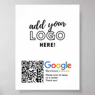 GOOGLE ÜBERPRÜFT QR-Code mit eigener Markenbezeich Poster