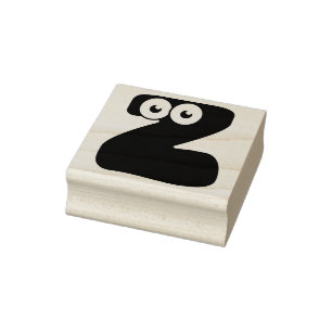 Googly Letter Z Rubber-Briefmarke Gummistempel