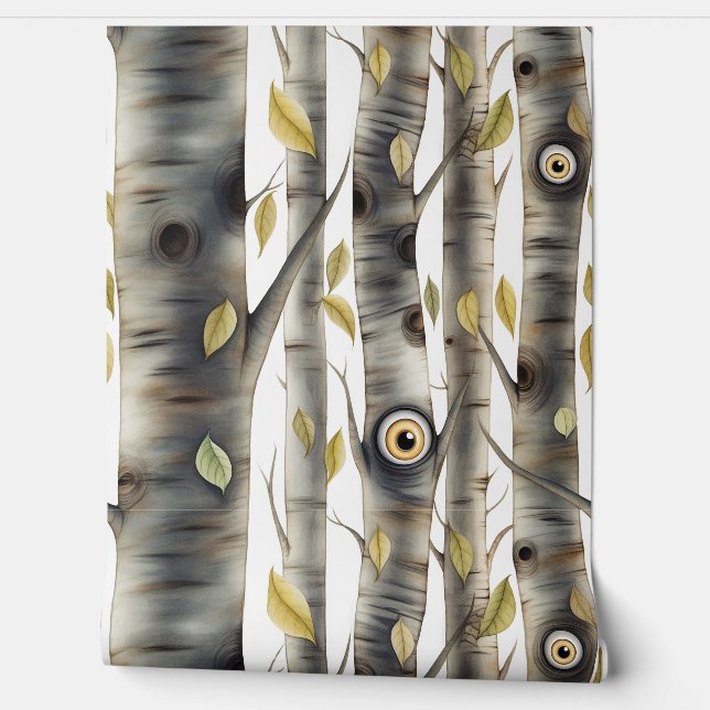 Googly Mit Augen Garden Botanical Tapete (Abrollen)