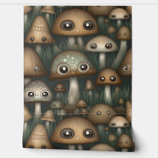 Googly Mit Augen Garden Botanical Tapete