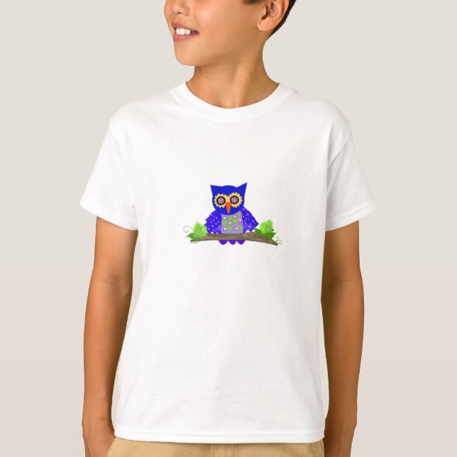 Googly Mit Augen Owl T-Shirt (Vorderseite)