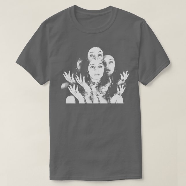 Googoosh 70er Retro Ästhetische Gestaltung T-Shirt (Design vorne)