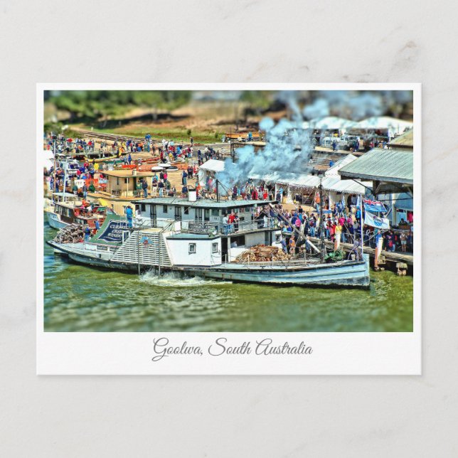 Goolwa Post Card - Holzboote Festival Postkarte (Vorderseite)