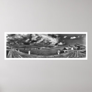 Goolwa Storm Panorama Print Poster