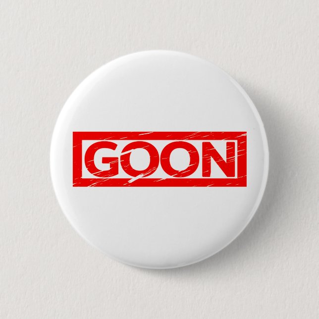 Goon Briefmarke Button (Vorderseite)