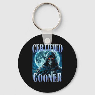 Goon lustiger Gooning-Meme-Skelett zertifizierter Schlüsselanhänger