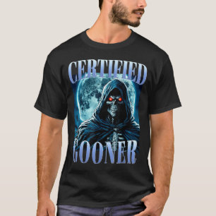Goon lustiger Gooning-Meme-Skelett zertifizierter T-Shirt