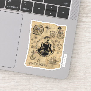 Goonies Sloth Treasmap Aufkleber