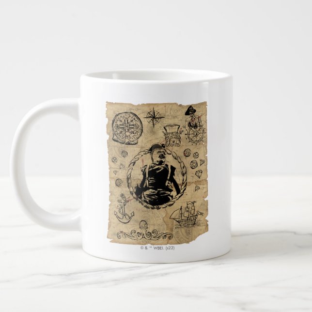 Goonies Sloth Treasmap Jumbo-Tasse (Links)