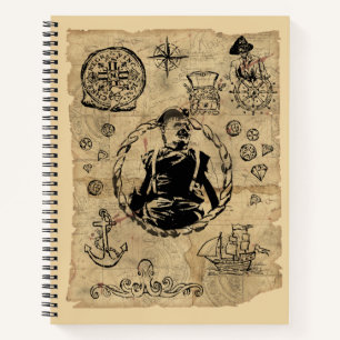 Goonies Sloth Treasmap Notizbuch