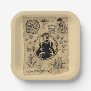 Goonies Sloth Treasmap Pappteller