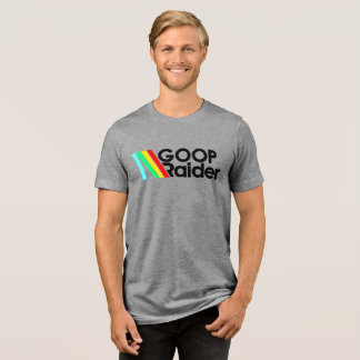GOOP Raiders Videospiel T-Shirt Tri-Blend Shirt