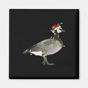 Goose Bird Lover Xmas Weihnachtsmannmütze Gängige Magnet