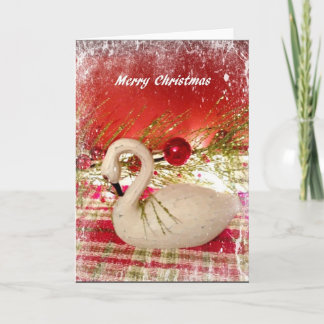 Goose Christmas Card Feiertagskarte