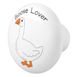 Goose Design Personalised Keramikknauf