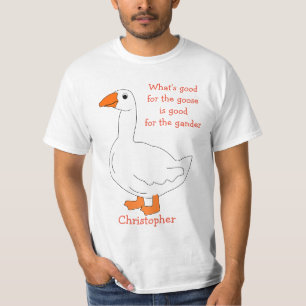 Goose Design Personalisierter T - Shirt