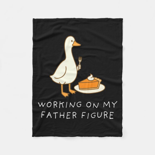 Goose Eating E For Two Couple Working On My Father Fleecedecke (Vorderseite)