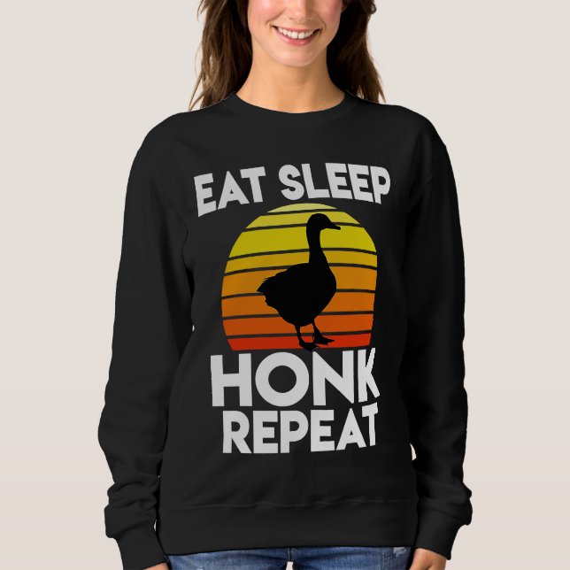 Goose Geese  Idea Bird Duck Sweatshirt (Vorderseite)