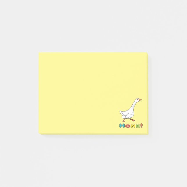 Goose Honk Post-it Klebezettel (Vorderseite)