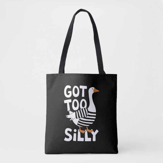 Goose Jail Bird Funny Meme Lover Tasche (Vorderseite)