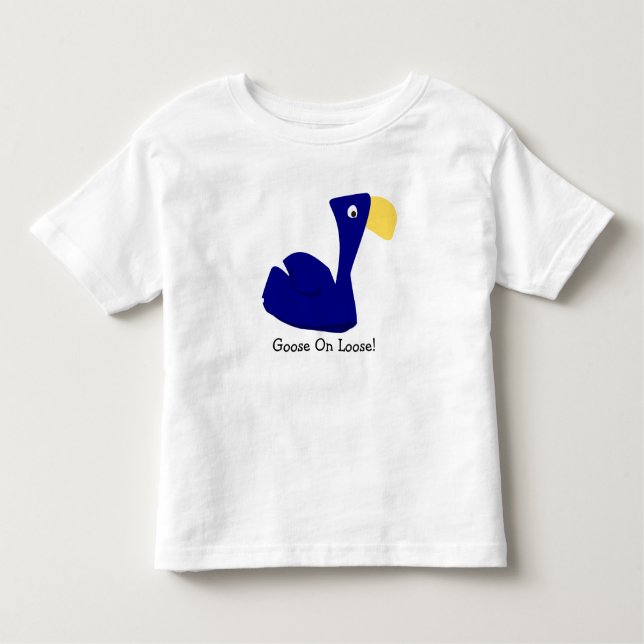 Goose On Loose Kleinkind T-shirt (Vorderseite)