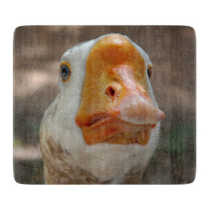 Goose Portrait Schneidebrett