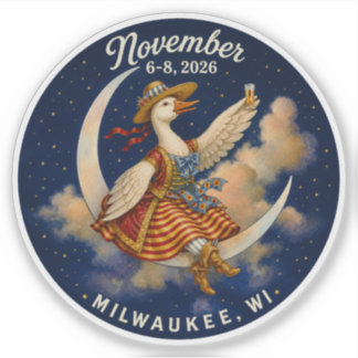 Goose the Band Sticker- Milwaukee 2026 - Herbst-To Aufkleber