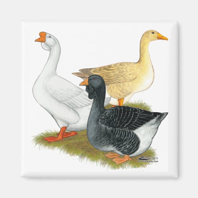 Goose Trio Magnet (Vorne)