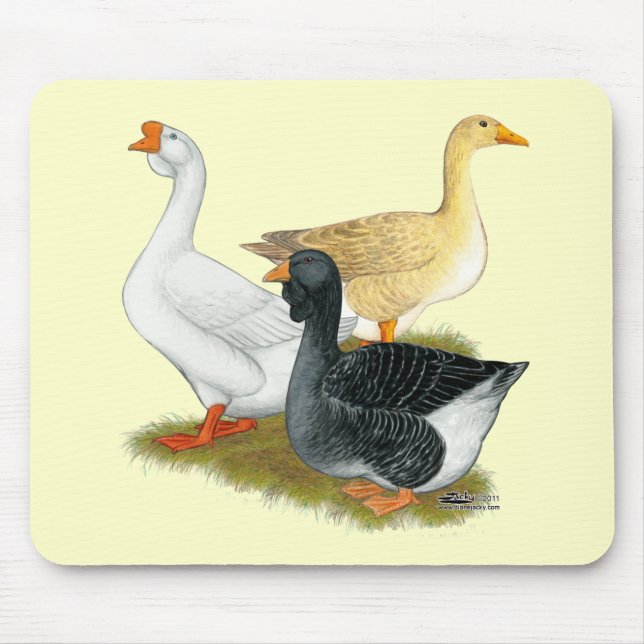 Goose Trio Mousepad (Vorne)