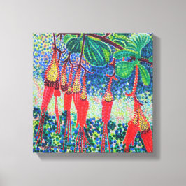 Goosebeere-Fuchsiaflower Stretched Canvas Print Leinwanddruck