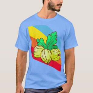 Gooseberries Gooseberry Frucht Lebensmittel Vegan T-Shirt