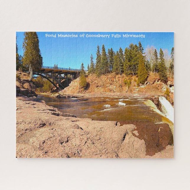 Gooseberry Falls Minnesota. Jigsaw Puzzle (Horizontal)