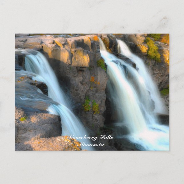 Gooseberry Falls, Minnesota Postkarte (Vorderseite)