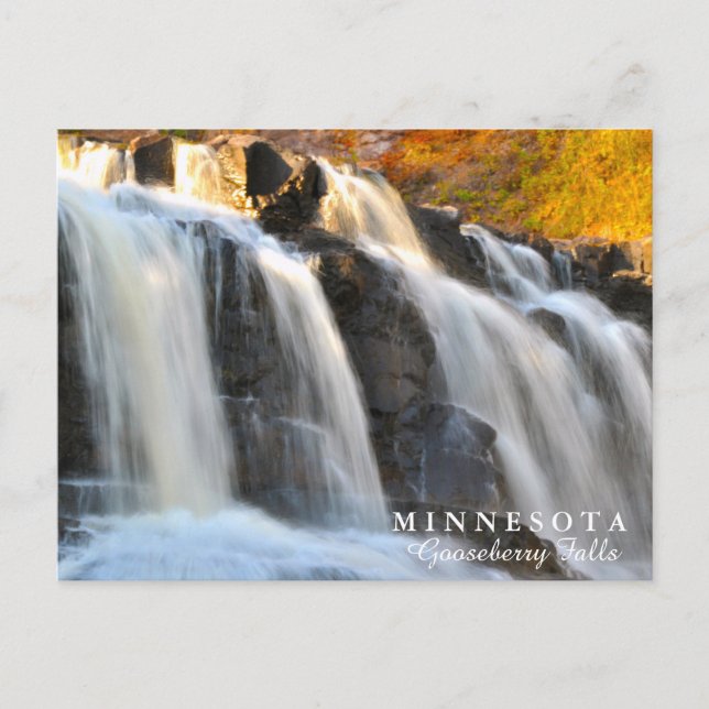 Gooseberry Falls Minnesota Postkarte (Vorderseite)