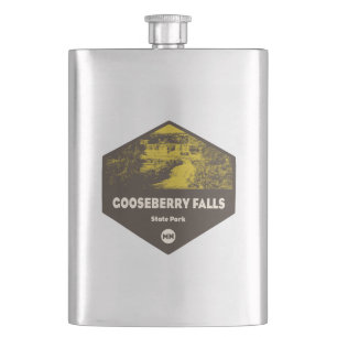 Gooseberry Falls Staat Park Minnesota Flachmann