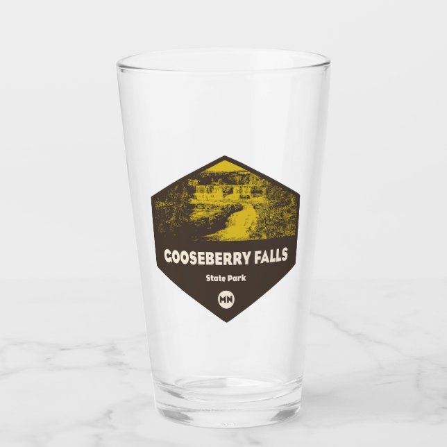 Gooseberry Falls Staat Park Minnesota Glas (Vorderseite)