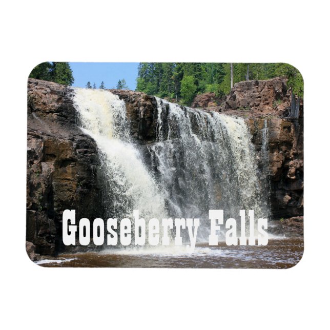 Gooseberry Falls Staat Park, Minnesota Magnet (Horizontal)