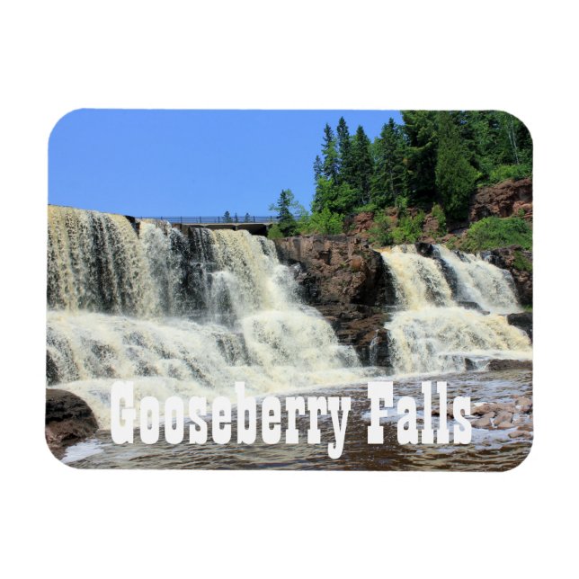 Gooseberry Falls Staat Park, Minnesota Magnet (Horizontal)