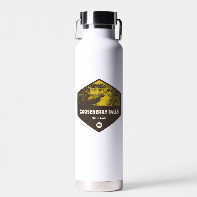 Gooseberry Falls Staat Park Minnesota Trinkflasche (Vorne)