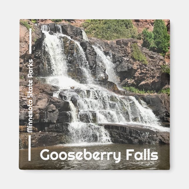 Gooseberry Falls State Park Magnet (Devant)