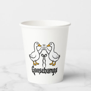 Goosebumps Albern Gänse Hungerfestungen Pappbecher