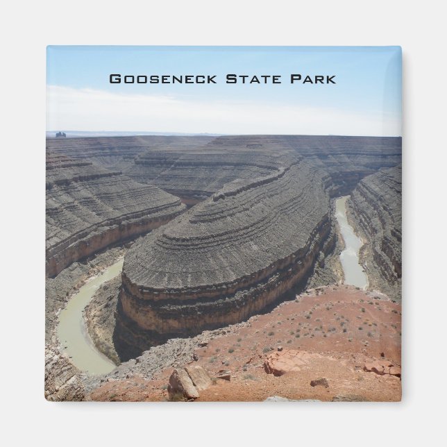 Gooseneck Staat Park Magnet (Vorne)