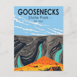Goosenecks Staat Park/Garten: Parco delle camelie Postkarte