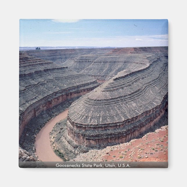 Goosenecks Staat Park, Utah, USA Magnet (Vorne)