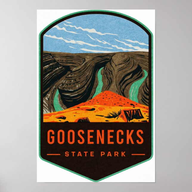 Goosenecks State Park Poster (Vorne)