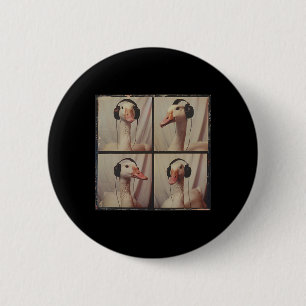 Gooserhören Musik Autistische Goose Lover Auti Button