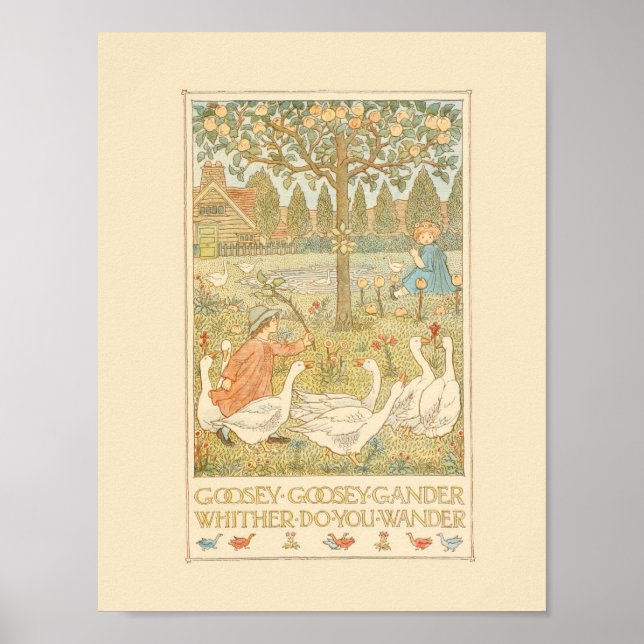 Goosey Goosey Gander Poster (Vorne)